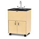 Jonti-Craft® Clean Hands Helper Portable Sink - 38" Counter - Plastic Sink