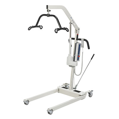 Drive, Bariatric Battery Powered Electric Patient Lift, 4 Point Cradle, Rechargeable and Removable Battery, No Wall Mount