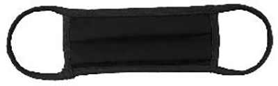 RH Reusable Fabric Face Masks, Black, 20 Pack