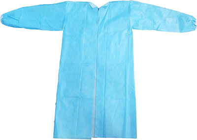 Level 2 Hospital Gown, Blue, Case of 50