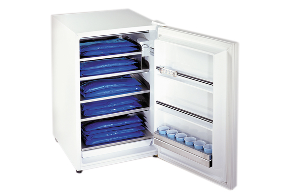 ColPaC freezer unit with 12 standard packs