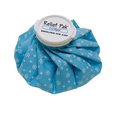 Relief Pak English ice cap reusable ice bag - 9" diameter