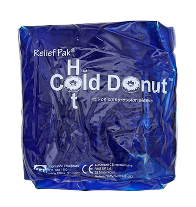 Relief Pak Cold n' Hot Donut Compression Sleeve - small (for 4" - 10" circumference)