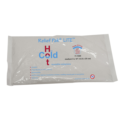 Relief Pak Val-u Pak LiTE Cold n' Hot Pack - 5" x 10" - Case of 12