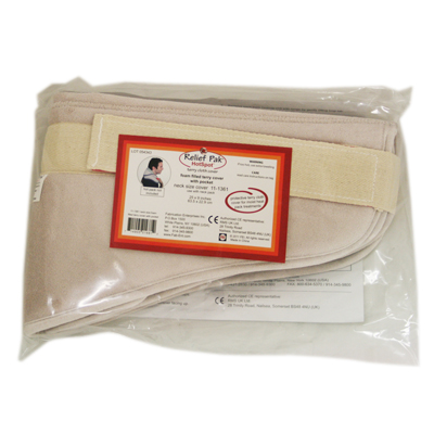 Relief Pak HotSpot Moist Heat Pack Cover - Terry with Foam-Fill - neck - 9" x 25"