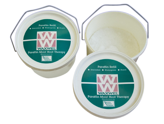WaxWel Paraffin - 1 x 3-lb Tub of Pastilles - Peach Fragrance