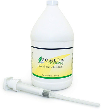 Sombra, Cool Therapy Pain Relieving Gel, 1 Gallon with Pump
