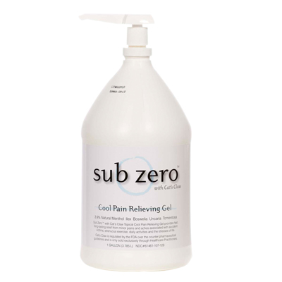 Sub Zero Gel - 1 gallon bottle, case of 4