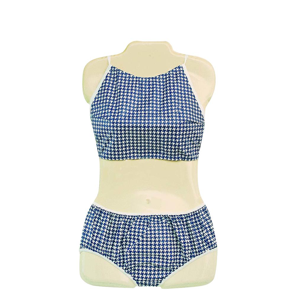 Dipsters patient wear, women's Bibb-top bikini, xxx-large - dozen