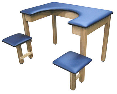 Whirlpool combination table with seat, 20" high-boy