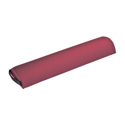 Half Round Bolster - 24.5" L x 6" Dia - Burgundy