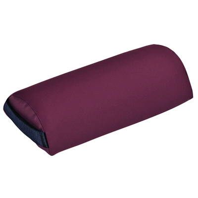 Mini Half Round Bolster - 13" L x 6" Dia - Burgundy