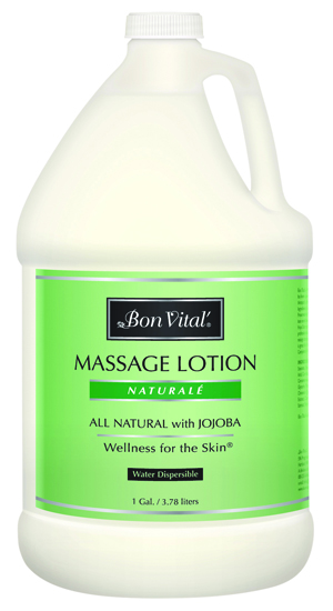 Bon Vital Naturale Massage Lotion - 1 gallon bottle - Case of 4