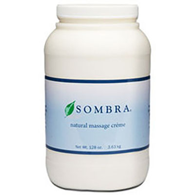 Sombra, Natural Massage Cream, 1 Gallon