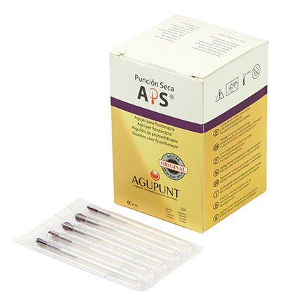 APS, Dry Needle, 0.20 x 30mm Dark Purple tip, box of 100