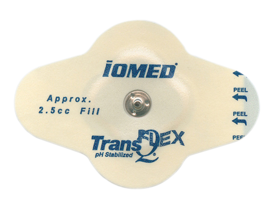 IOMED disposable electrodes - TransQ Flex, 2.55cc, pack of 12