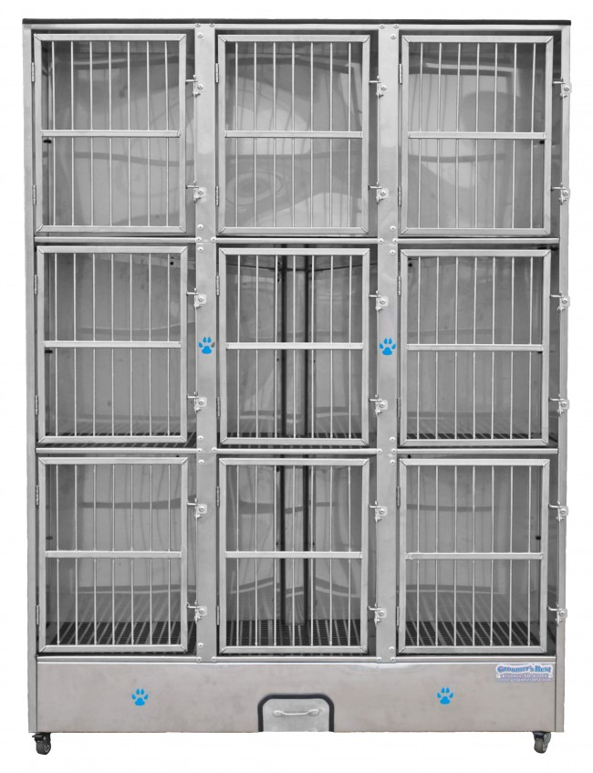 9 Unit Cage Bank- fully assembled