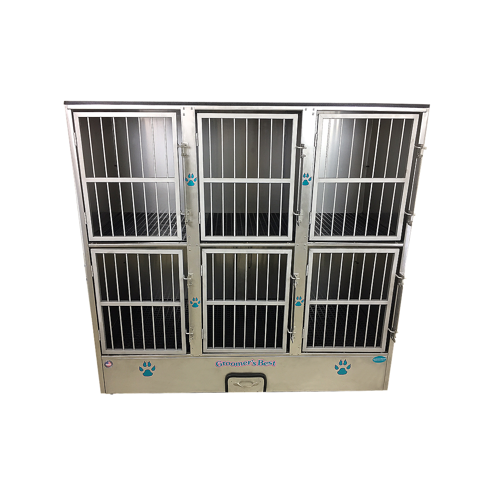 6 Unit Cage Bank- fully assembled
