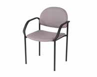 Wall Saver Patient/Guest Seating With Slant Arms