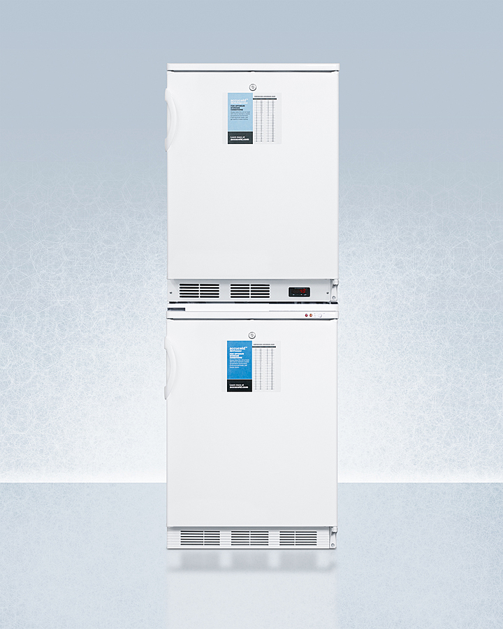 24" Wide All-Refrigerator/All-Freezer Combination