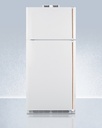 30" Wide Break Room Refrigerator-Freezer with Antimicrobial Pure Copper Handle