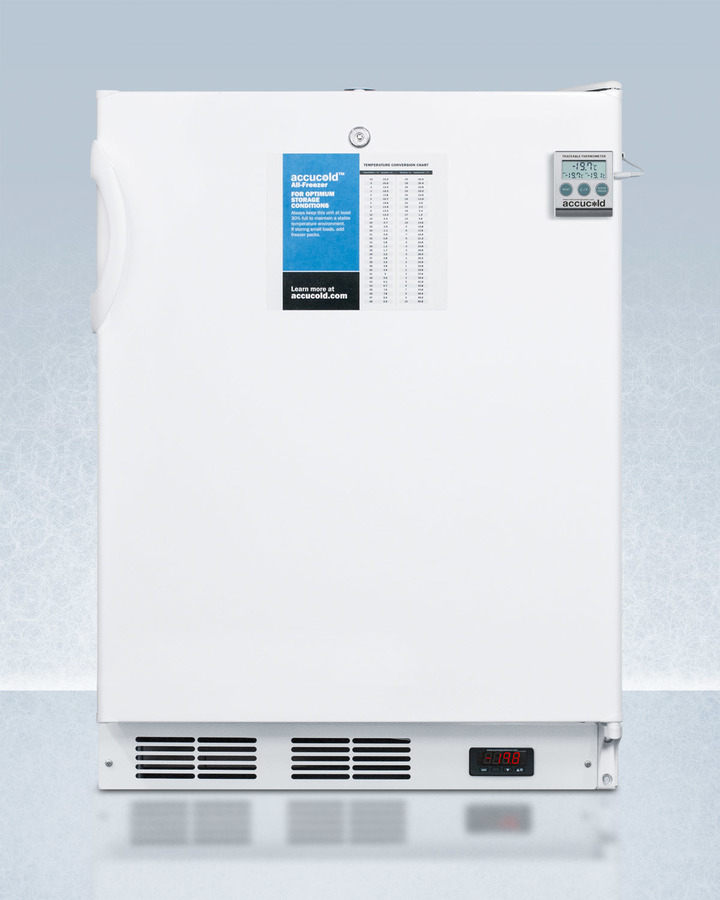 24" Wide Built-In All-Freezer, ADA Compliant