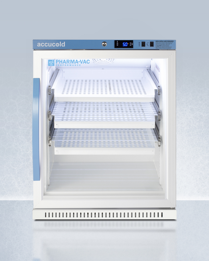 6 Cu.Ft. ADA Height Vaccine Refrigerator with Removable Drawers
