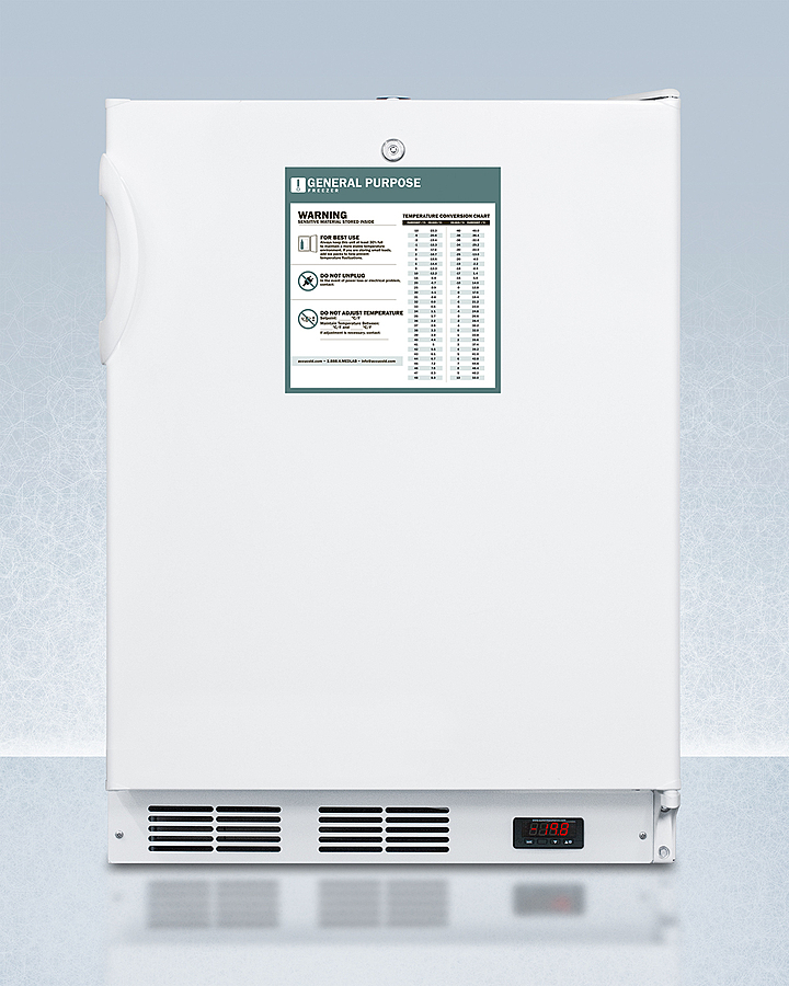 24" Wide Built-In All-Freezer, ADA Compliant