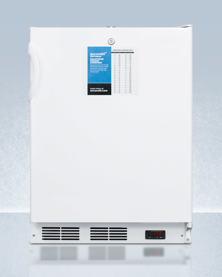 24" Wide All-Freezer, ADA Compliant