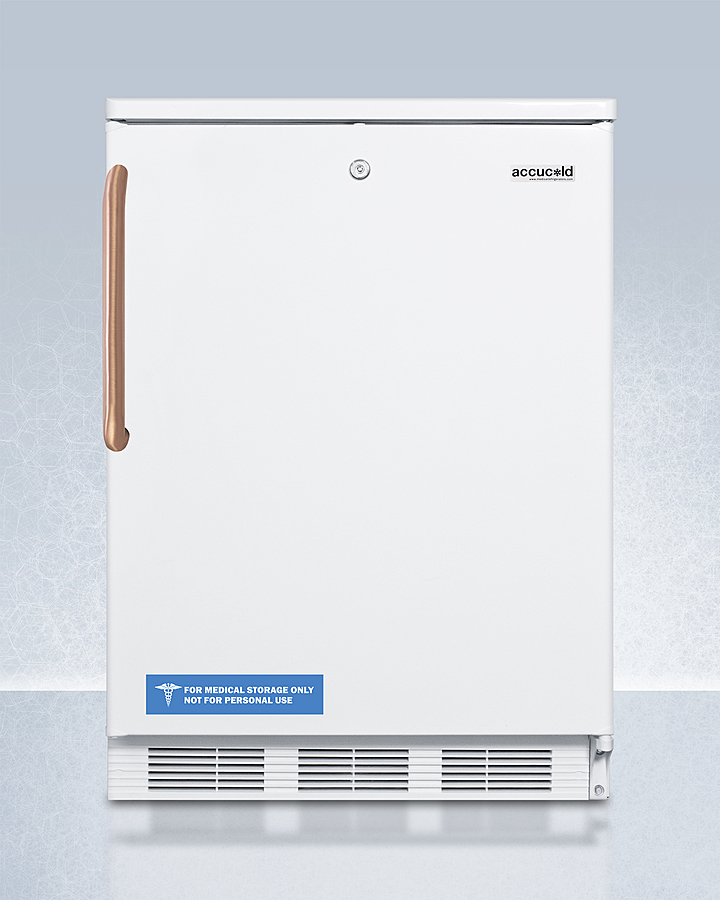 24" Wide All-Refrigerator with Antimicrobial Pure Copper Handle