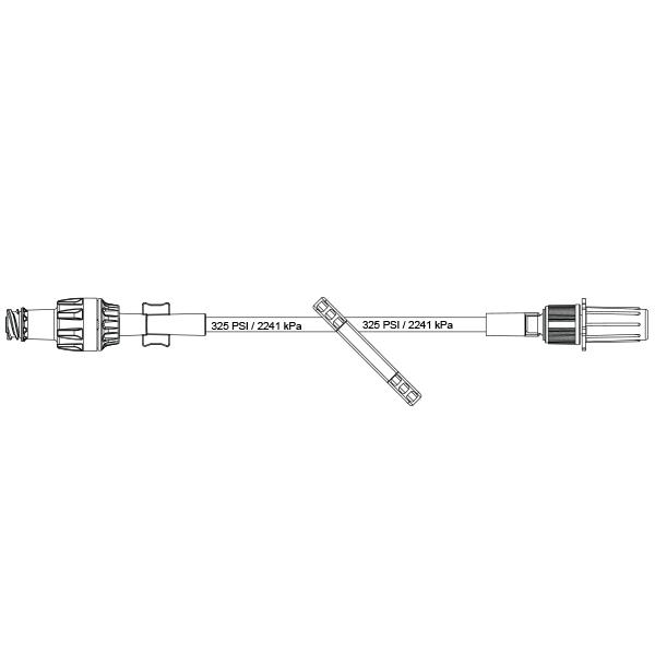 Baxter™ Straight-Type Catheter Extension, Standard Bore, Bonded Needle-free