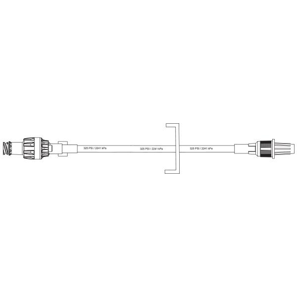 Baxter™ Straight-Type Catheter Extension, Microbore, Bonded Needle-free