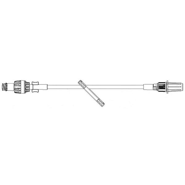 Baxter™ Straight-Type Catheter Extension, Standard Bore, Needle-free, Neutral Fluid Displacement