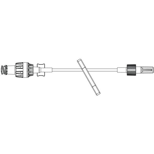 Baxter™ Straight-Type Catheter Extension, Microbore, Needle-Free, Neutral Fluid Displacement
