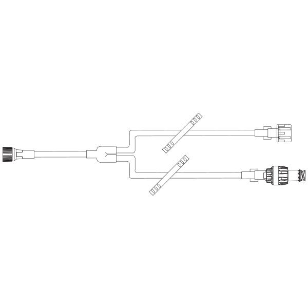 Baxter™ Y-Type Catheter Extension Set, Standard Bore, ONE-LINK, Neutral Fluid Displacement, 6.5 "
