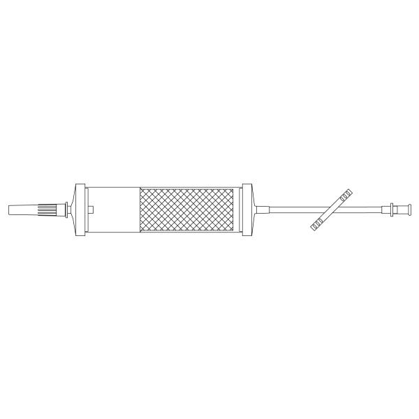 Baxter™ Add-On Large Standard Blood Filter, Approximately 15 drops/mL, Approximate Length 10"