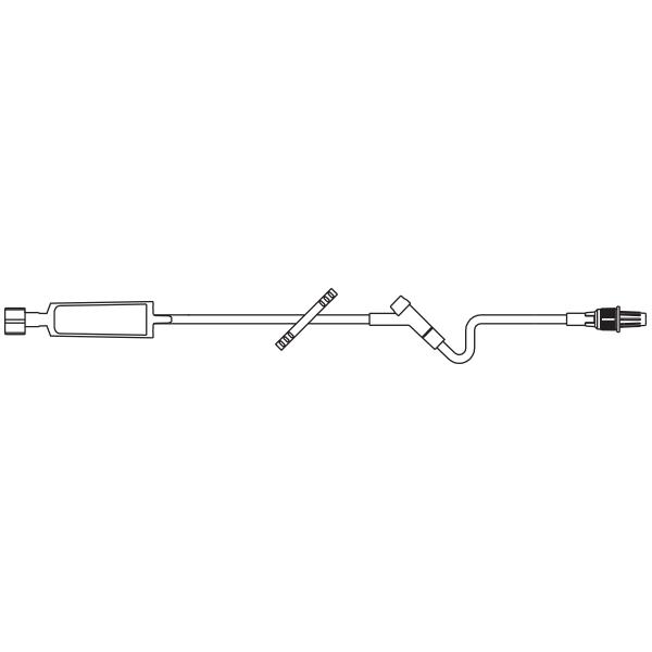 Baxter™ Extension Set, Standard Bore, 0.2 Micron Filter, INTERLINK injection, 16"
