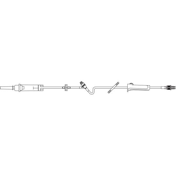 Baxter™ CONTINU-FLO Solution Set, CLEARLINK Valve, Backcheck Valve, 106"