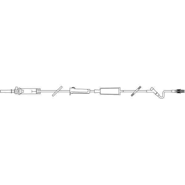 Baxter™ Solution Set, DUO-VENT, 0.2 Micron Filter, INTERLINK Injection Site, 102", Non-DEHP