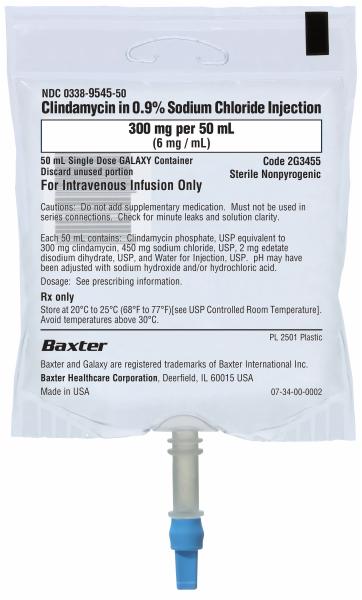 Baxter™ Clindamycin in 0.9% Sodium Chloride Injection, 300mg/50mL in GALAXY Container