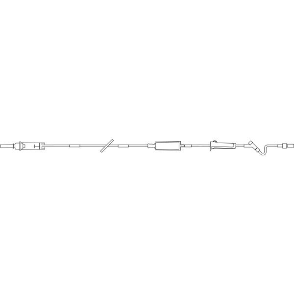 Baxter™ Paclitaxel Set, Non-Vented, INTERLINK Injection Site, 0.2 Micron Filter, 108"