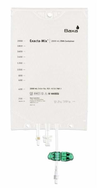 Baxter™ EXACTAMIX Empty EVA Bag, 1000 mL. For use with Compounder.