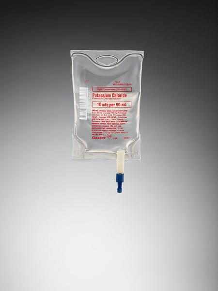 Baxter™ Highly Concentrated Potassium Chloride Injection, 20 mEq/50 mL in VIAFLEX Container