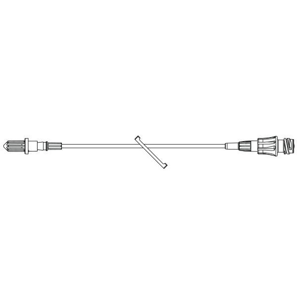 Baxter™ Straight-Type Catheter Extension Set, Microbore, INTERLINK Injection Site, 7.6" 