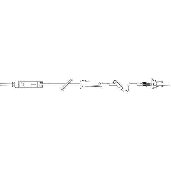 Baxter™ Solution Set, Non-Vented, INTERLINK Injection Site, 10 drops/mL. 76", Non-DEHP