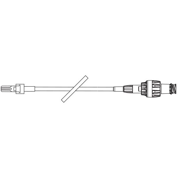 Baxter™ Straight-Type Catheter Extension Set, Microbore, ONE-LINK, Needle-free IV Connector