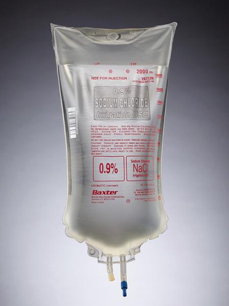 Baxter™ 0.9% Sodium Chloride Irrigation, USP, 2000 mL UROMATIC Container