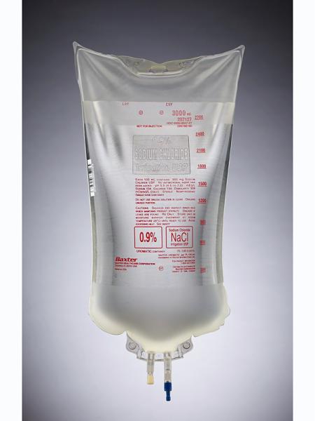 Baxter™ 0.9% Sodium Chloride Irrigation, USP, 3000 mL UROMATIC Container