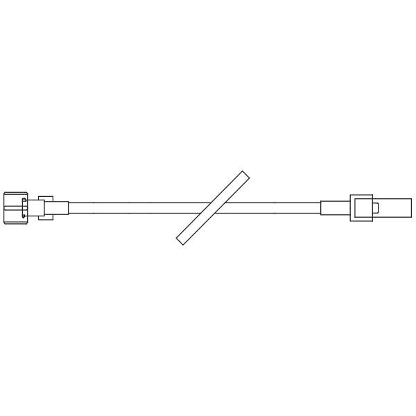 Baxter™ Straight-Type Extension Set, High Flow Rate Bore, Microbore, 61"
