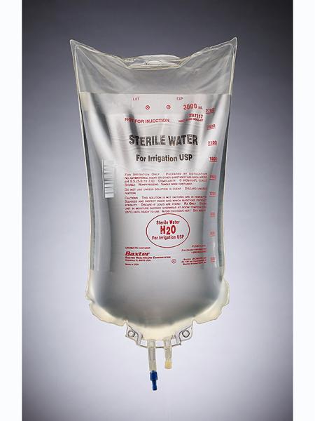 Baxter™ Sterile Water for Irrigation, USP, 3000 mL UROMATIC Container